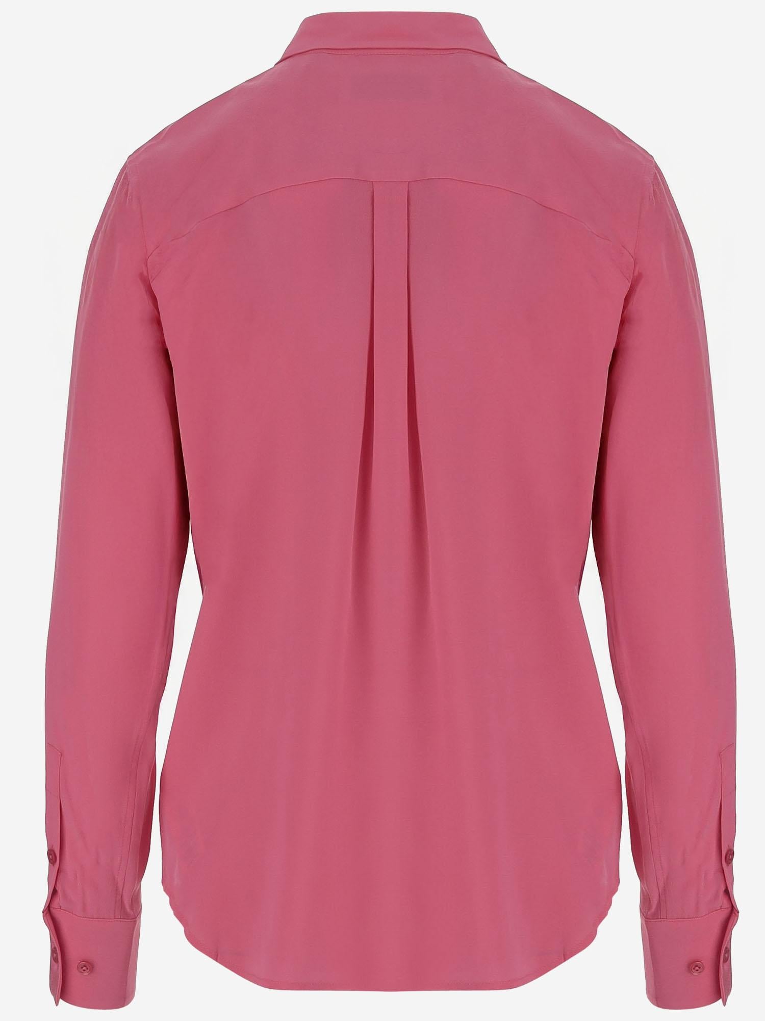 CAMICIA SIGNATURE IN SETA Q23E231 RASPBERRYSORBET EQUIPMENT 