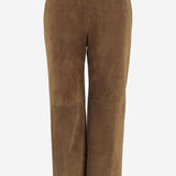 PANTALONI IN SUEDE CON MORSETTO 815074 XNA6B2234 GUCCI 