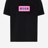 T-SHIRT IN COTONE CON LOGO S6MSJUTH005 11088 MSGM KIDS 