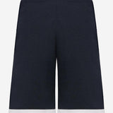 Pantaloni corti in jersey di cotone con logo 8H0000289AKM 778 MONCLER ENFANTS 