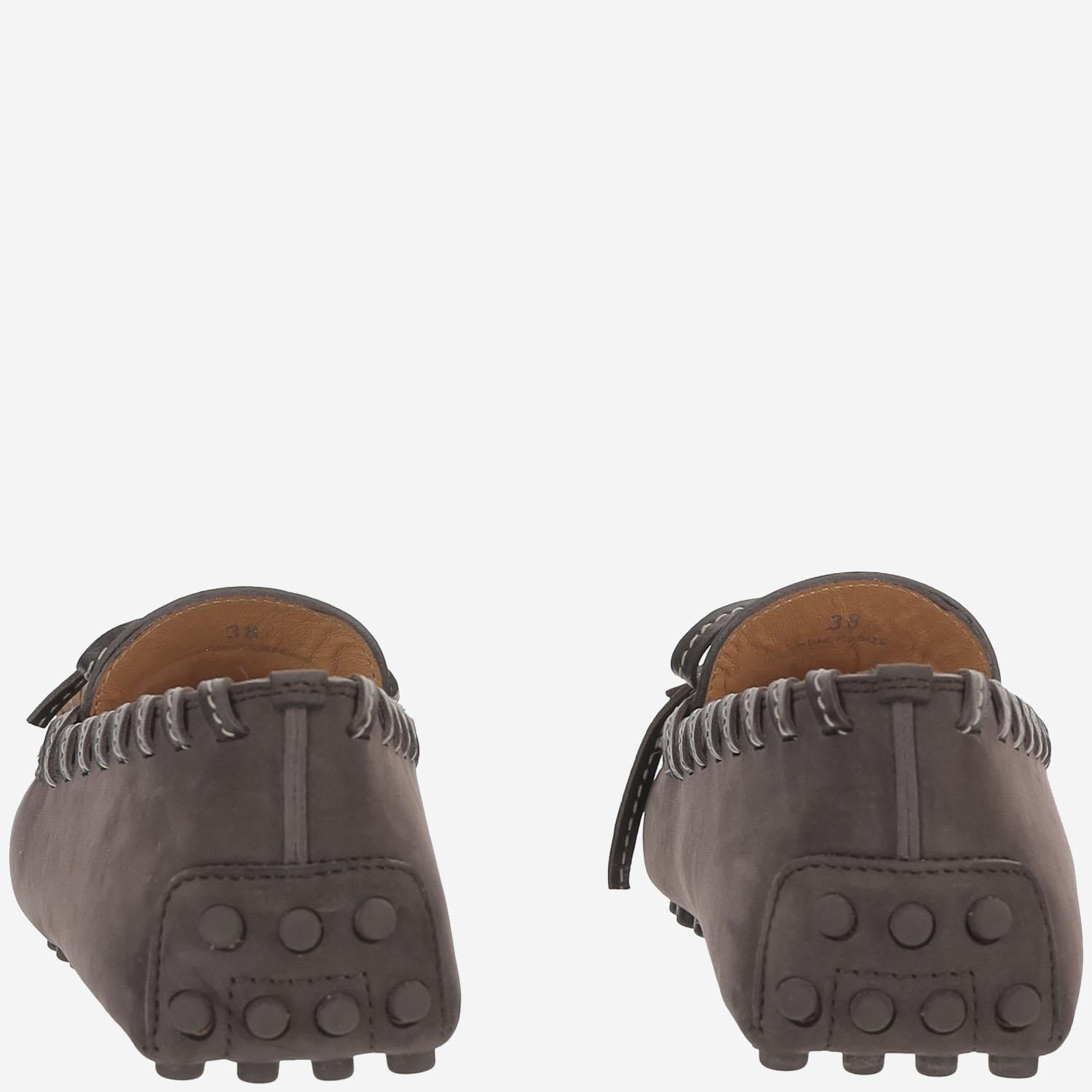 MOCASSINI IN PELLE SCAMOSCIATA XXW22L0JW00UFQ S808 TODS 