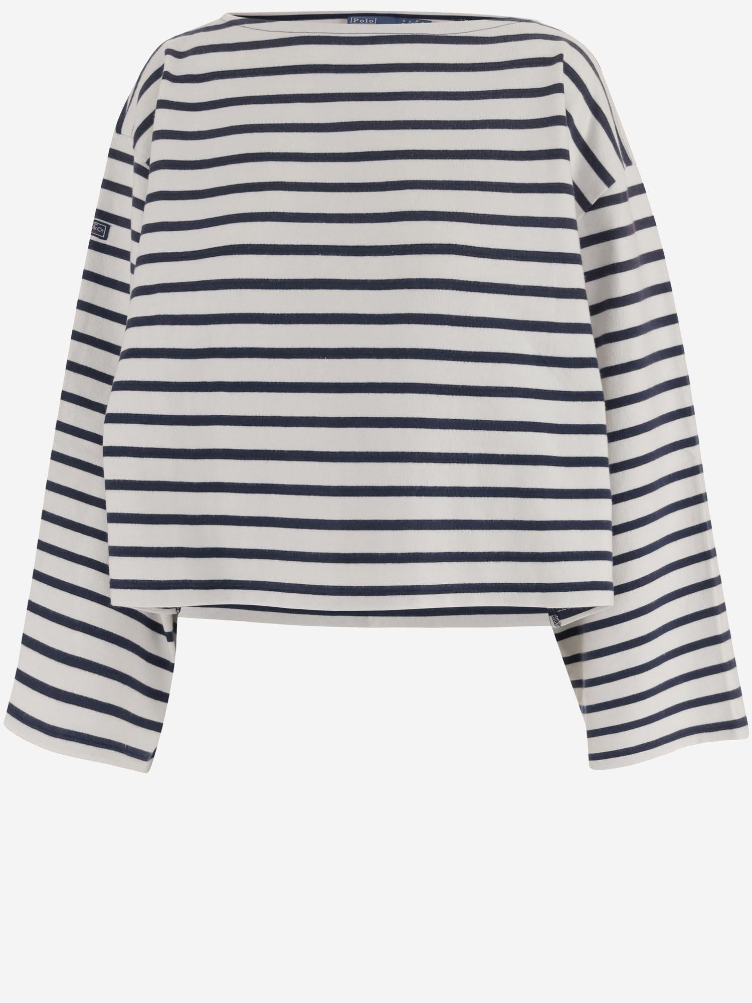 Maglia in cotone con motivo a righe 211959103 004 POLO RALPH LAUREN 