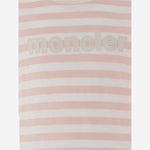 T-shirt in jersey di cotone con logo 8C0002289AWN F05 MONCLER ENFANTS 