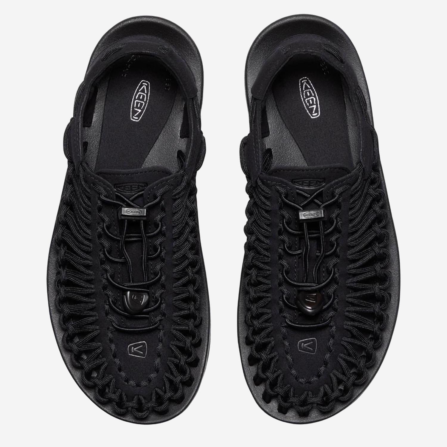 SANDALI UNEEK IN PELLE 1014099 BLACK KEEN 