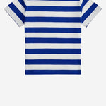T-SHIRT IN COTONE CON LOGO 320A95723001 NEW SAPHIRE/WHITE POLO RALPH LAUREN KIDS 