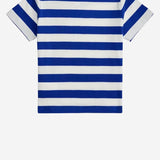 T-SHIRT IN COTONE CON LOGO 320A95723001 NEW SAPHIRE/WHITE POLO RALPH LAUREN KIDS 