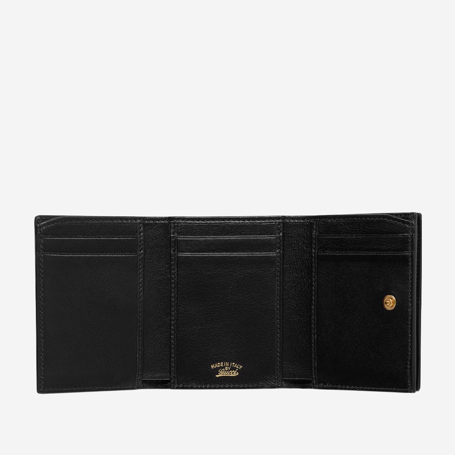 Portafoglio tri-fold Gucci Horsebit Web in pelle 867131 AAGF71053 GUCCI 
