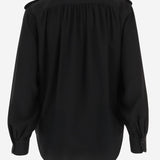 Camicia plissettata in crêpe di seta CH26SHT20005 001 CHLOE 