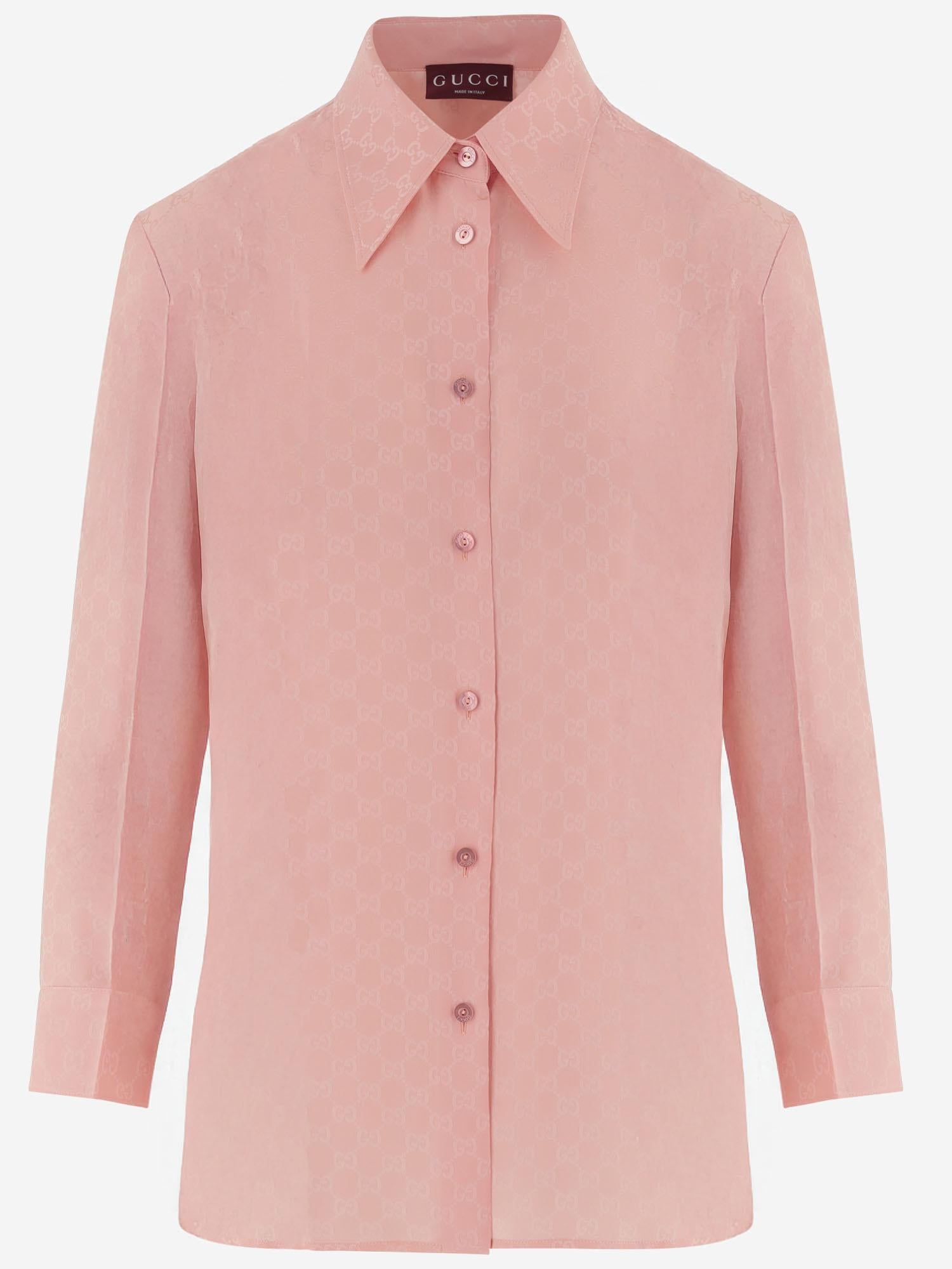 CAMICIA IN JACQUARD DI SETA GG 849973 Z7AZH5136 GUCCI 