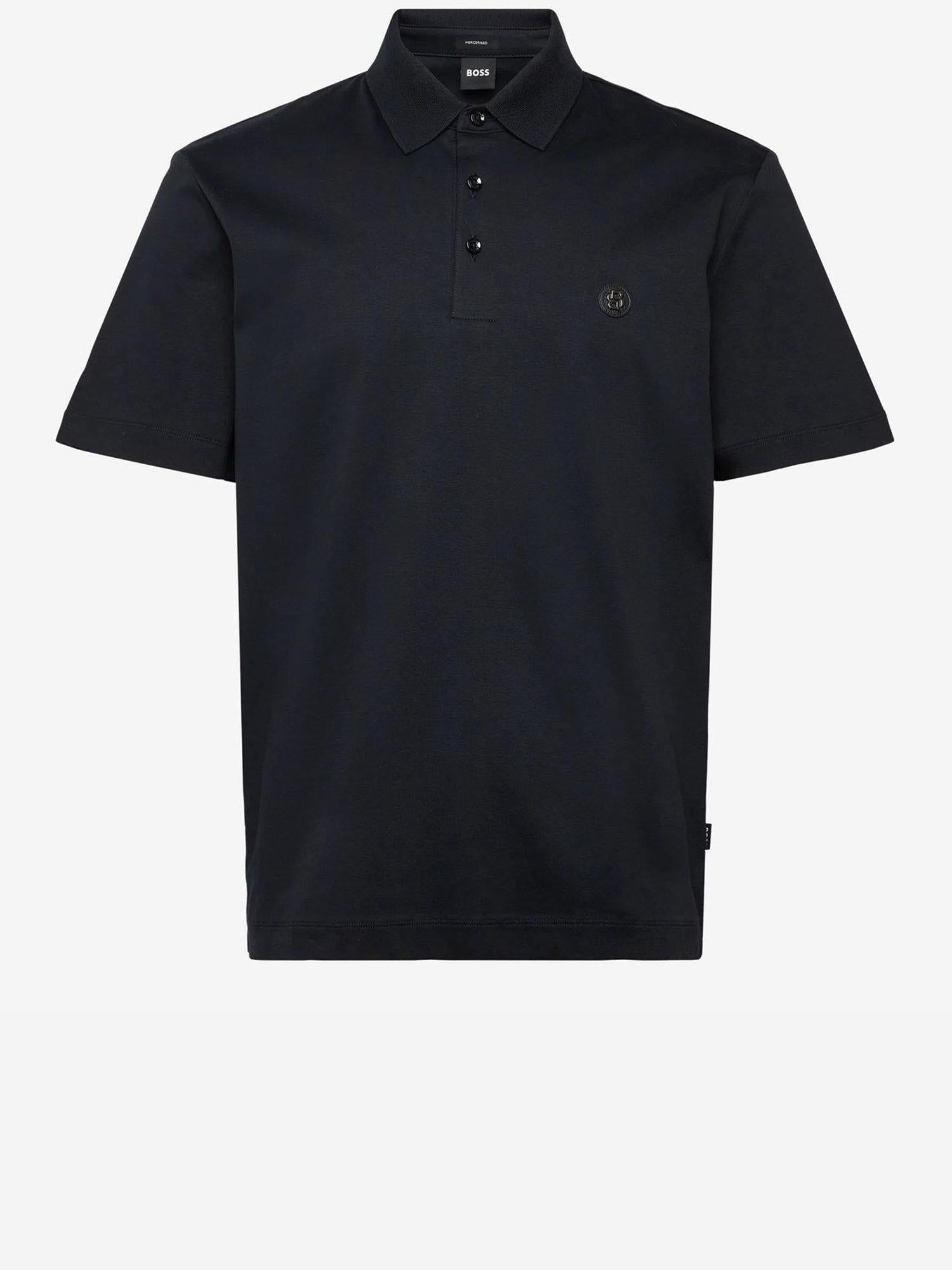 Polo in cotone con logo 50555829 404 HUGO BOSS 