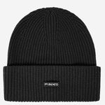 BEANIE IN MISTO VISCOSA CON LOGO 105993 A2Z4Z99 PINKO 