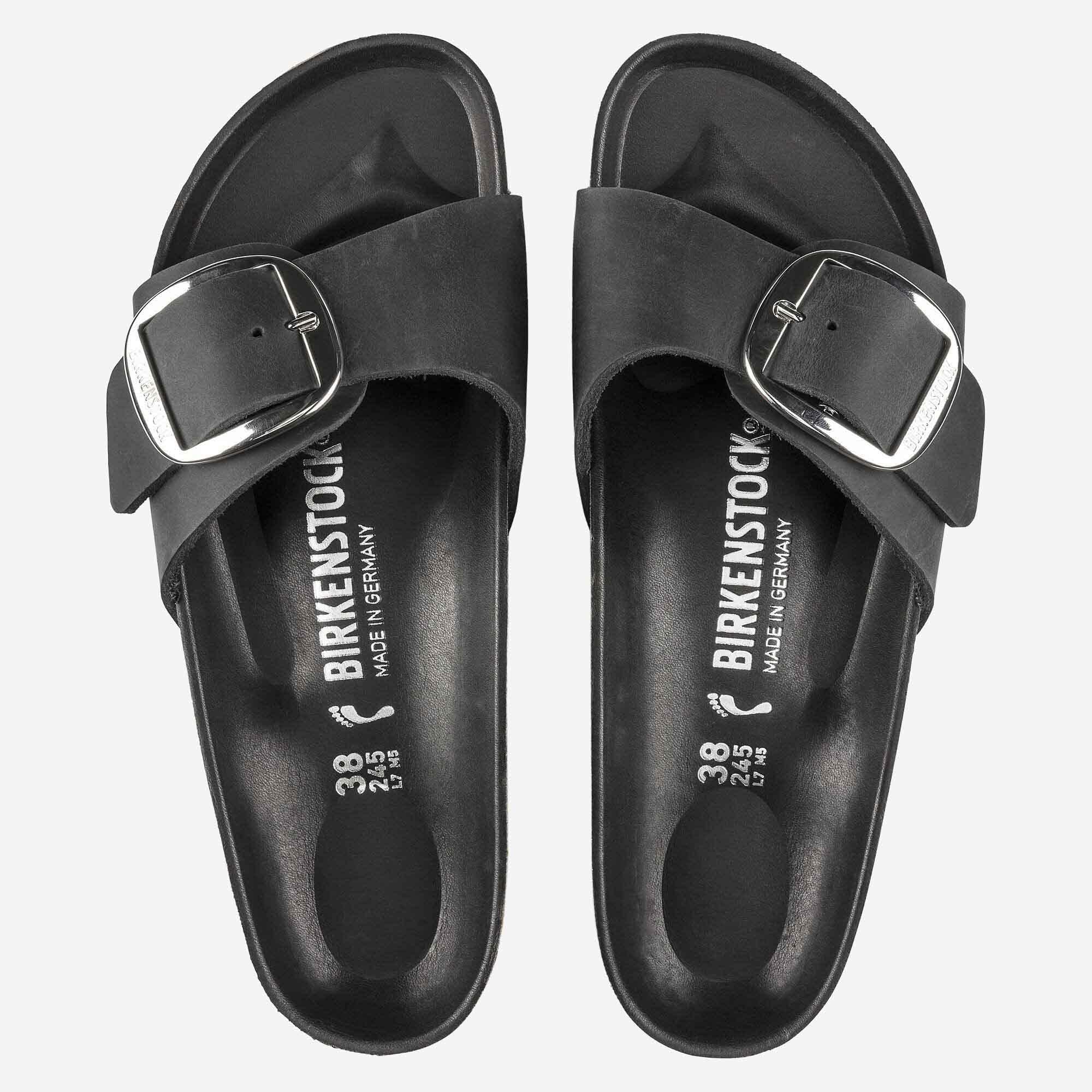 SANDALI MADRID BIG BUCKLE 1006523 BLACK BIRKENSTOCK 
