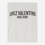 T-SHIRT IN JERSEY  DI COTONE CON STAMPA CHEZ VALENTINO 6B3MG24Q95W A03 VALENTINO 