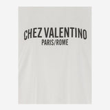 T-SHIRT IN JERSEY  DI COTONE CON STAMPA CHEZ VALENTINO 6B3MG24Q95W A03 VALENTINO 