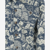CAMICIA CLASSICA IN COTONE con stampa K3042S25 483 MISHA & PUFF KIDS 