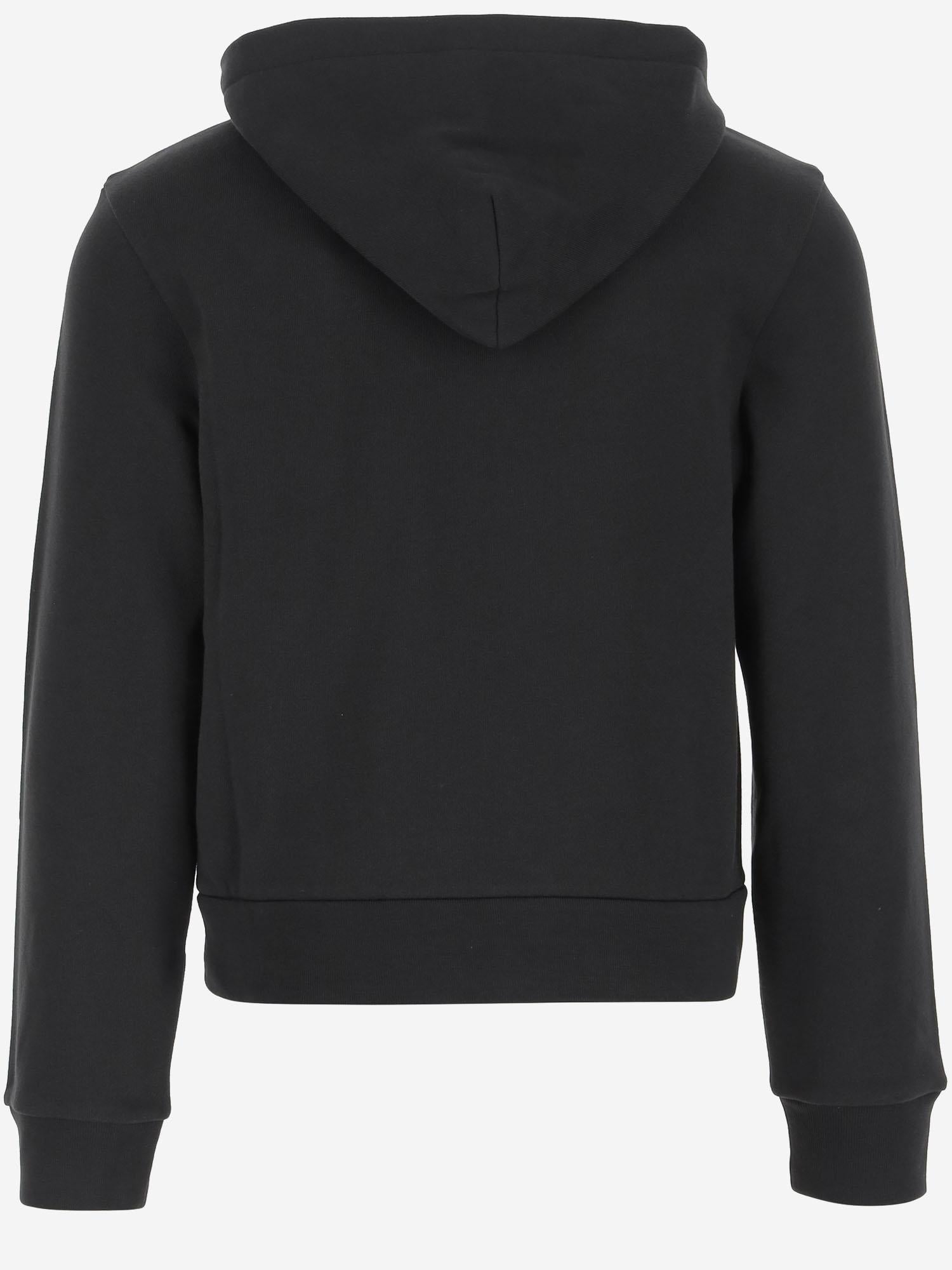 FELPA IN COTONE CON LOGO 8G00023 89AZU998 MONCLER 