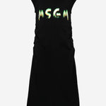 ABITO IN COTONE CON LOGO S6MSJGDR064 110 MSGM KIDS 