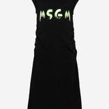 ABITO IN COTONE CON LOGO S6MSJGDR064 110 MSGM KIDS 