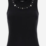 TOP IN COTONE STRETCH CON BORCHIE 1023209 1A172211B000 VERSACE 