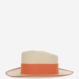 CAPPELLO OVALE IN PAGLIA SOMBREROOVALADOTERRACOTAALA8CM NATURAL ALEXIA ALVAREZ DE TOLEDO 