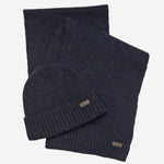 Set regalo di berretto e sciarpa Carlton Fleck MGS0047 NY31 BARBOUR 
