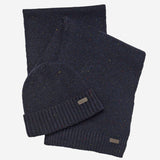 Set regalo di berretto e sciarpa Carlton Fleck MGS0047 NY31 BARBOUR 