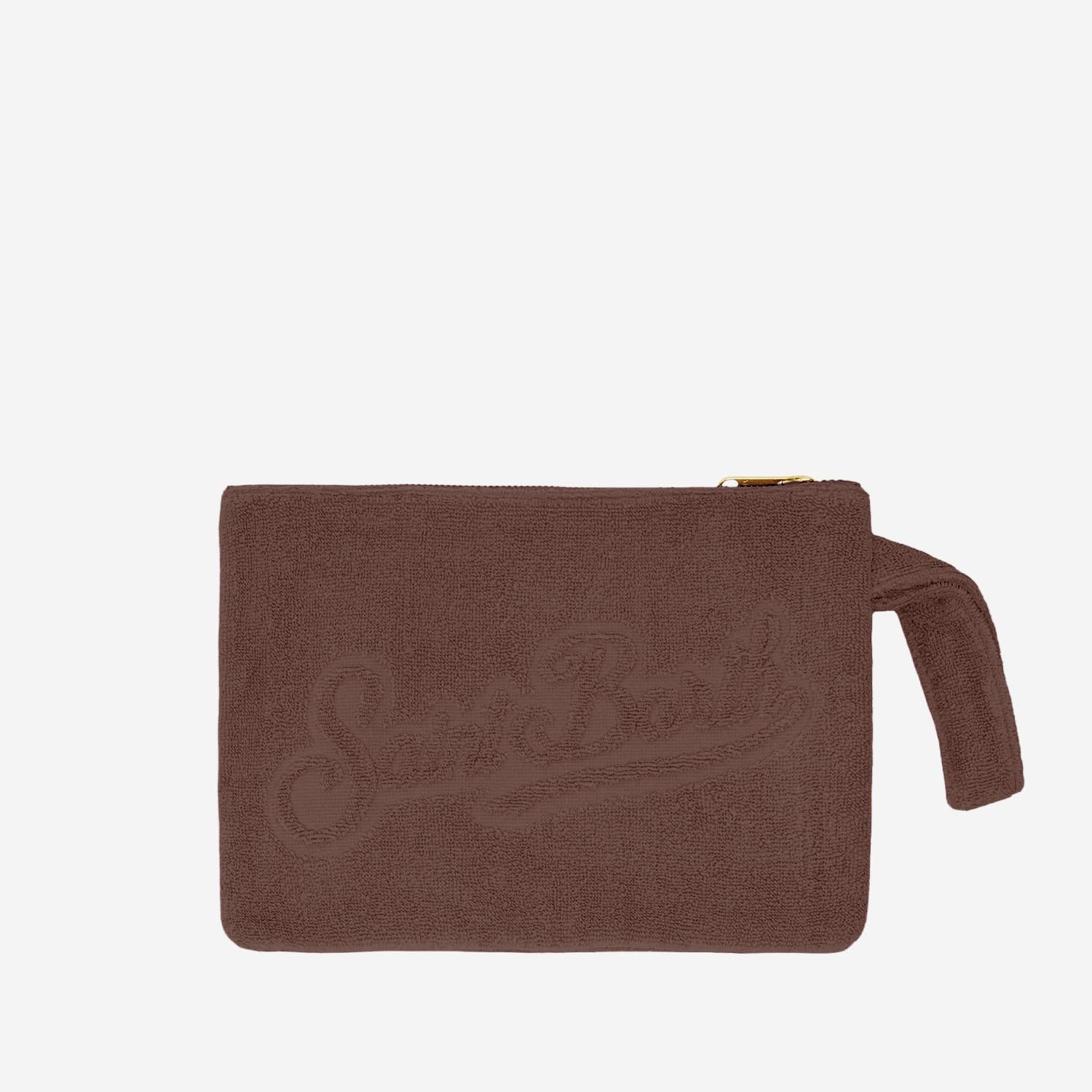 POCHETTE IN COTONE CON LOGO PARE0003 02550L MC2 SAINT BARTH 
