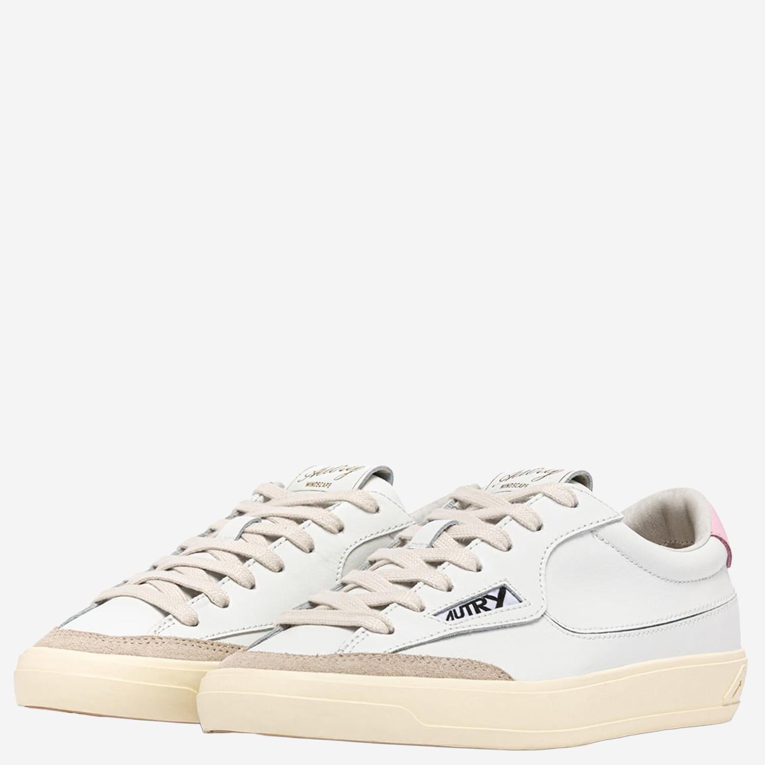 SNEAKERS WINDSCAPE LOW SCLWUK04 LEATSUEWHTFAIRYTALE AUTRY 