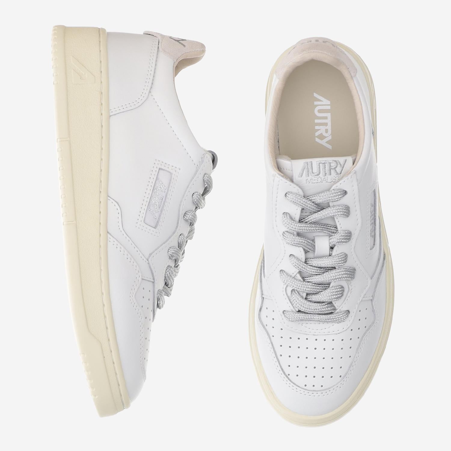 SNEAKERS MEDALIST LOW AULWSW02 LEATSWOLLWHTSILV AUTRY 