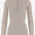 POLO IN MAGLIA IN CASHMERE E SETA S26614 0820 SASUPHI 