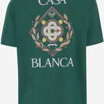 T-SHIRT IN COTONE CON LOGO MPF25JTS001 13 CASABLANCA 