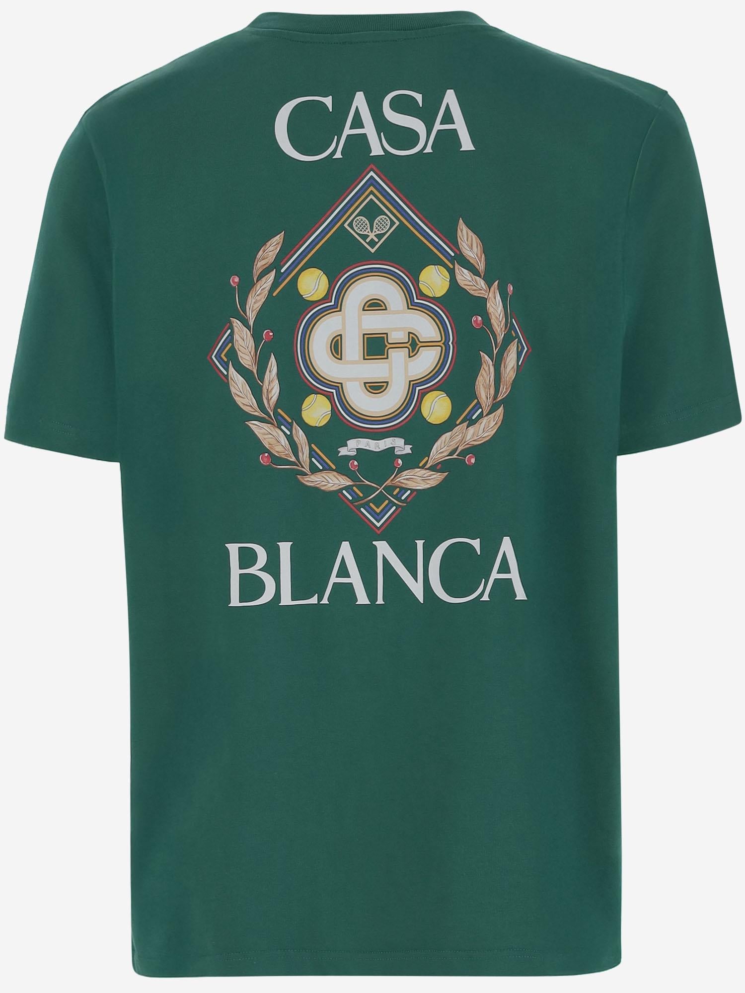 T-SHIRT IN COTONE CON LOGO MPF25JTS001 13 CASABLANCA 