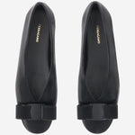BALLERINE FIOCCO IN PELLE VANNAI 001NERO SALVATORE FERRAGAMO 