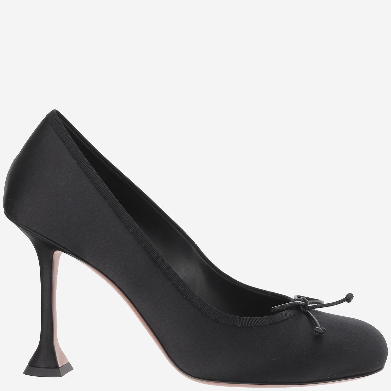 Décolleté lila pump LILAPUMP BLACK AMINA MUADDI 