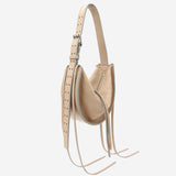 Borsa amaca con frange in pelle martellata AMACASOUFFLE 096SL RADICA STUDIO 