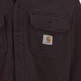 CAMICIA IN VELLUTO DI COTONE CON LOGO I028827 33HXX CARHARTT WIP 