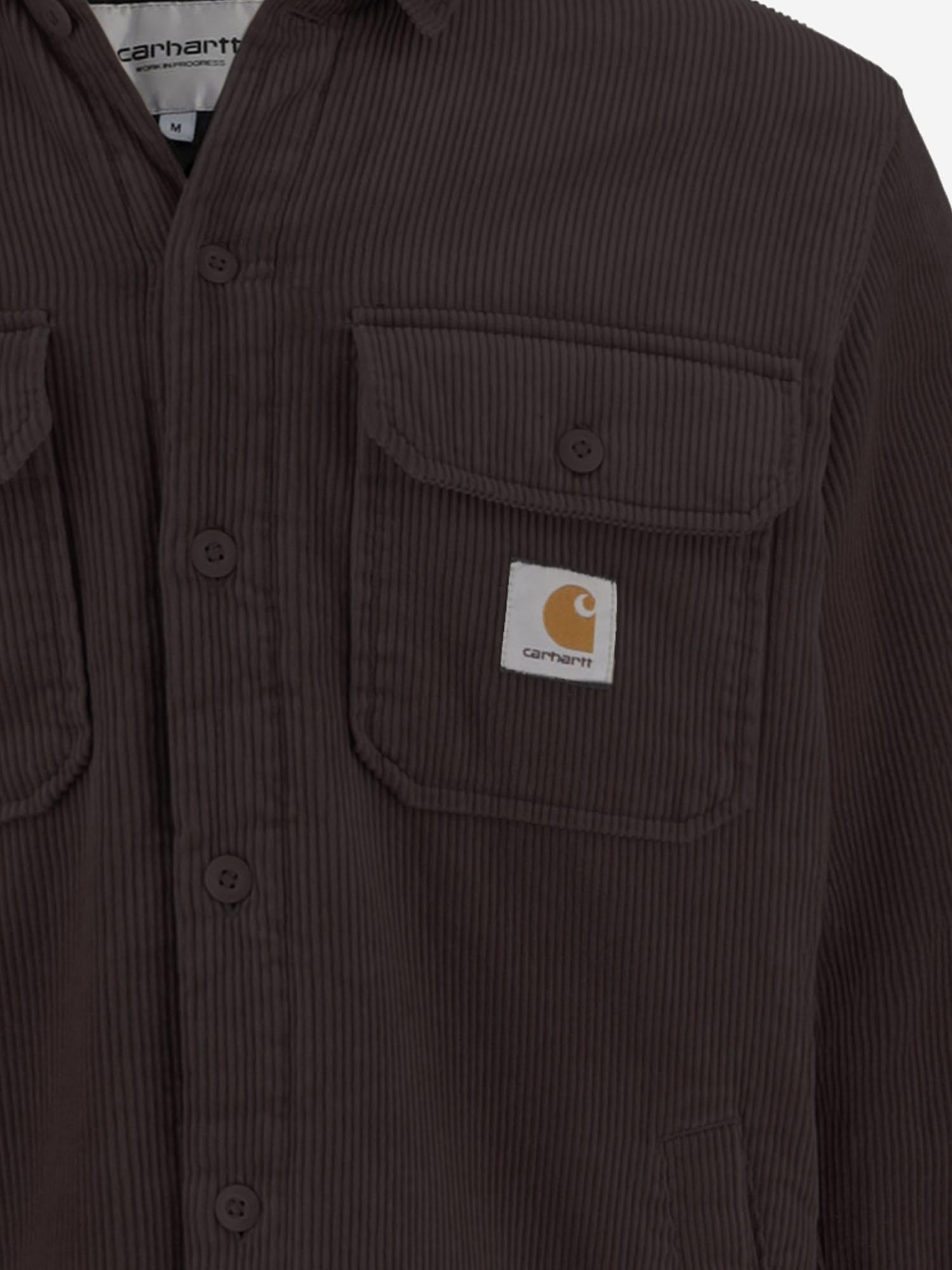 CAMICIA IN VELLUTO DI COTONE CON LOGO I028827 33HXX CARHARTT WIP 