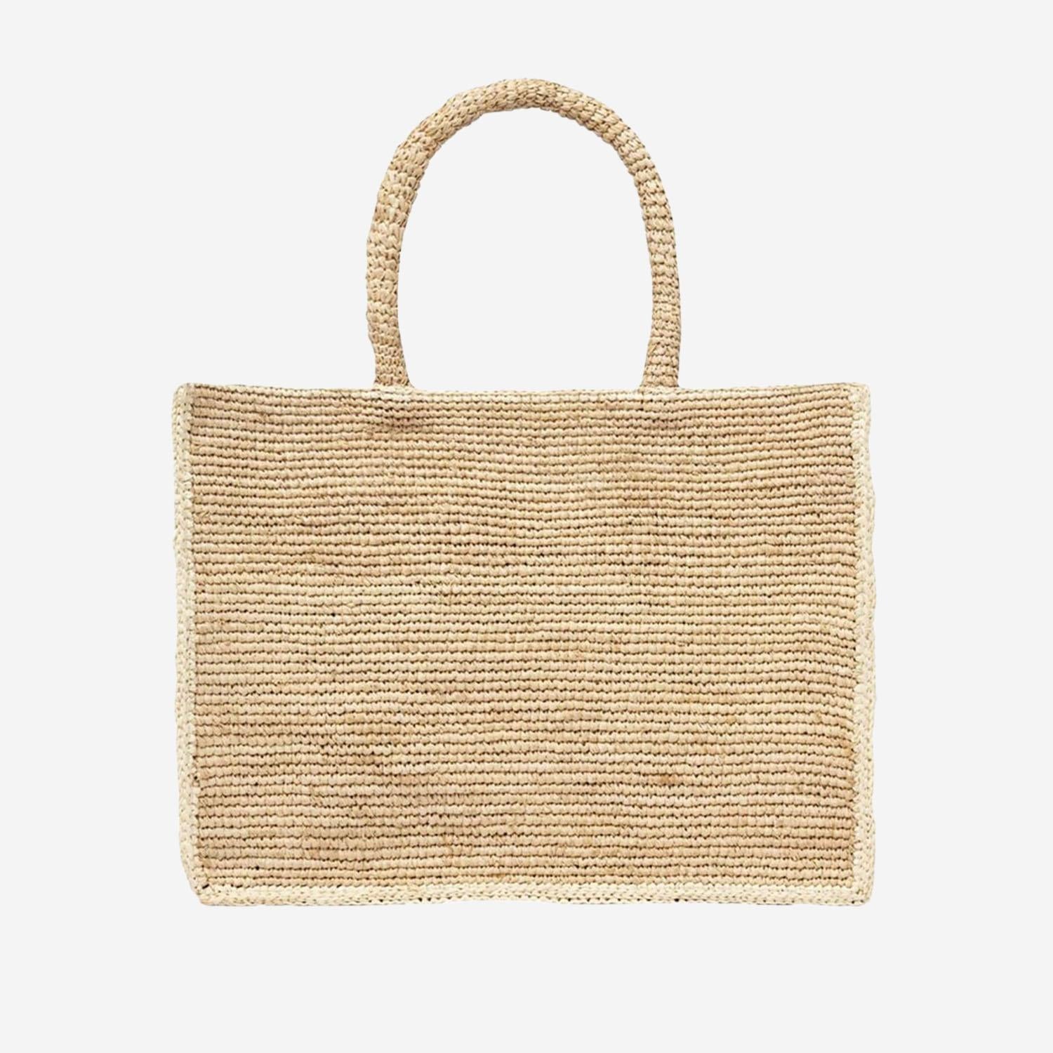 BORSA IN RAFIA CON LOGO VANI013 00419L MC2 SAINT BARTH 