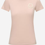 T-SHIRT IN COTONE CON LOGO RICAMATO 8C00061 89AUO51V MONCLER 