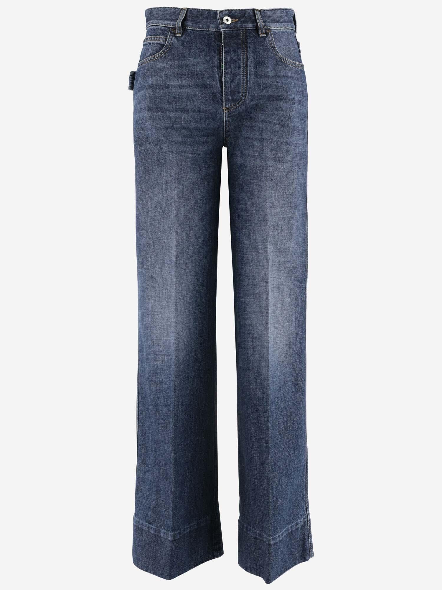 JEANS A VITA ALTA IN DENIM 771871 V2J804715 BOTTEGA VENETA 
