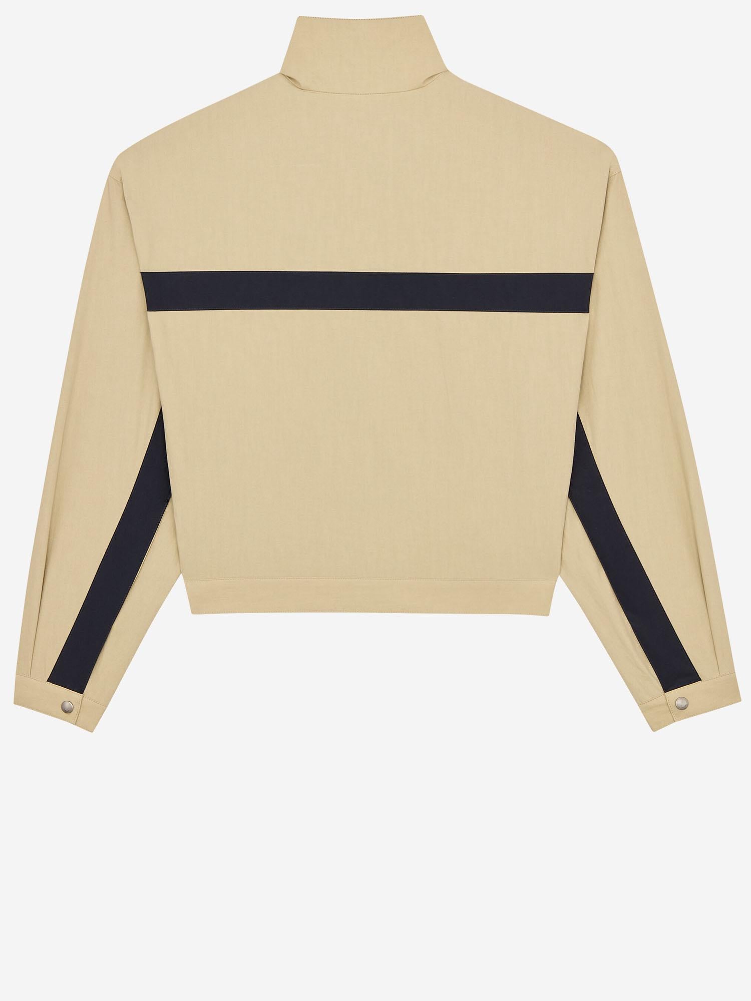 GIACCA IN COTONE CON LOGO 851251 Y6J981701 SAINT LAURENT 