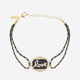 BRACCIALE BLACK LOVE BOHEME BR378 ORO MYA BAY 