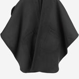 CAPPA IN LANA E CASHMERE CON TASCHINI A FILETTO C008 DFWOBLACK NICCOLO PASQUALETTI 