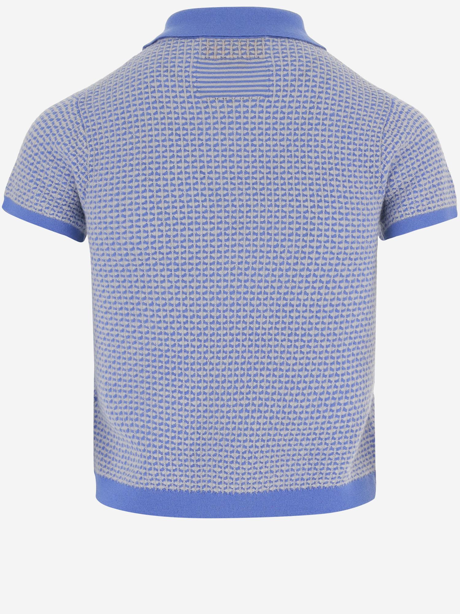 POLO PIQUE SHRUNKEN IN CASHMERE W39011WF AMSAICO GUEST IN RESIDENCE 