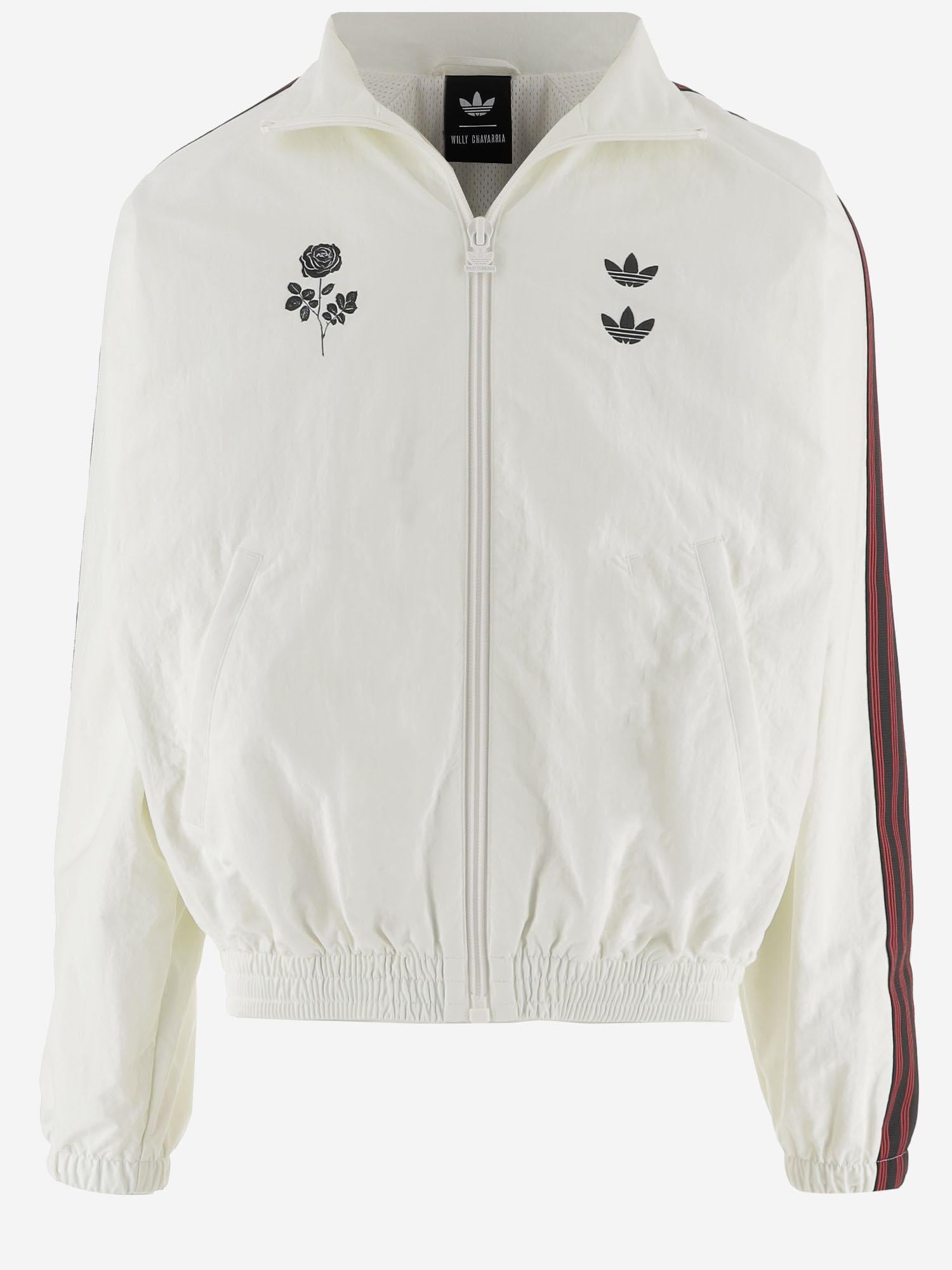 GIACCA IN NYLON CON LOGO E BANDE LATERALI KT2616 OFFWHITE ADIDAS X WILLY CHAVARRIA 