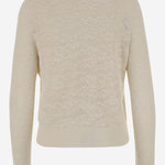 TWIN SET IN MAGLIA DI COTONE E SETA CH25AMX01580 107 CHLOE 