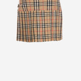 Mini kilt a pieghe con motivo check 8025832 ARCHIVE BEIGE IP CHK BURBERRY 