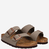 SANDALI ARIZONA IN BIRKO-FLOR 151213 STONE BIRKENSTOCK 