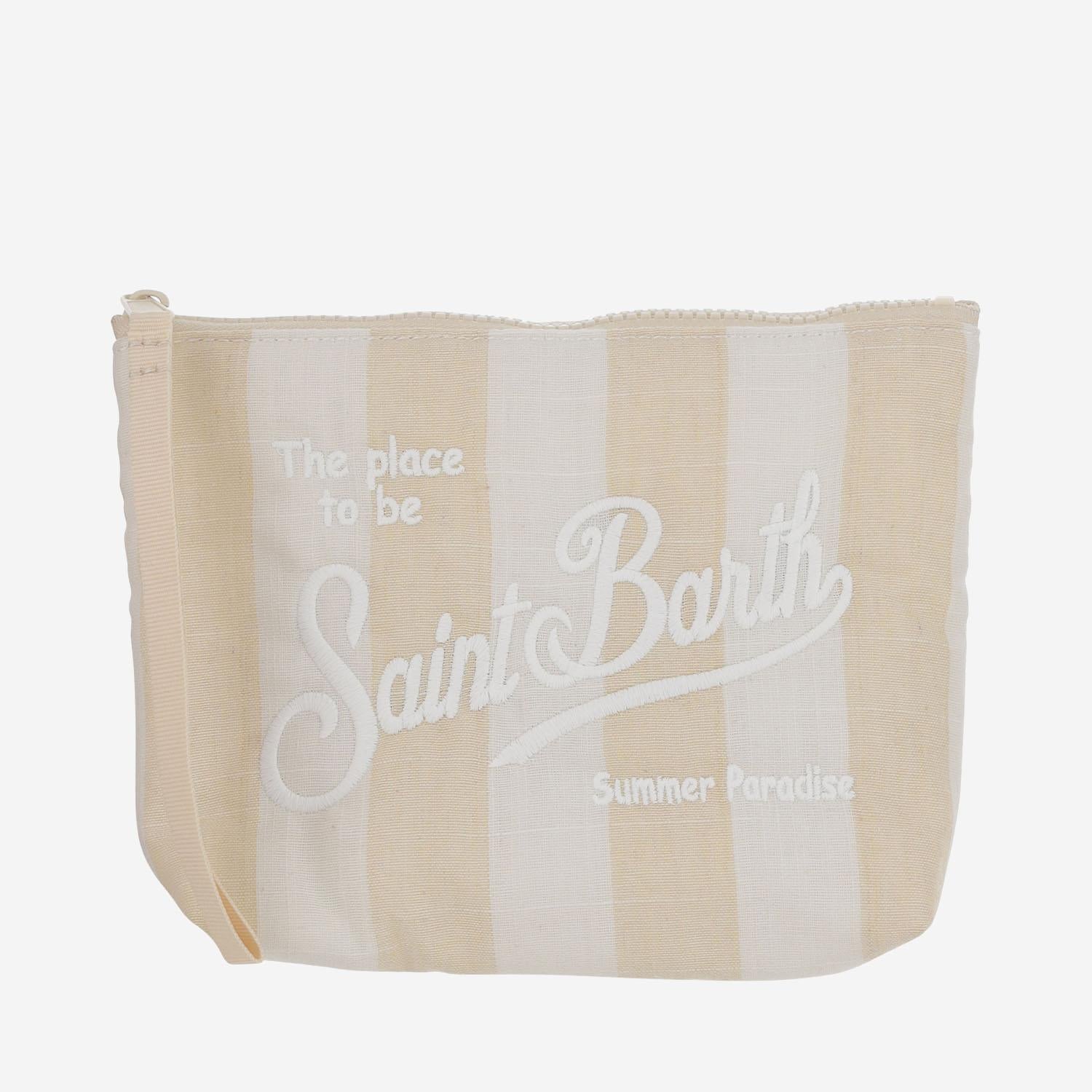 POCHETTE IN TESSUTO CON LOGO ALI0011 02093H MC2 SAINT BARTH 