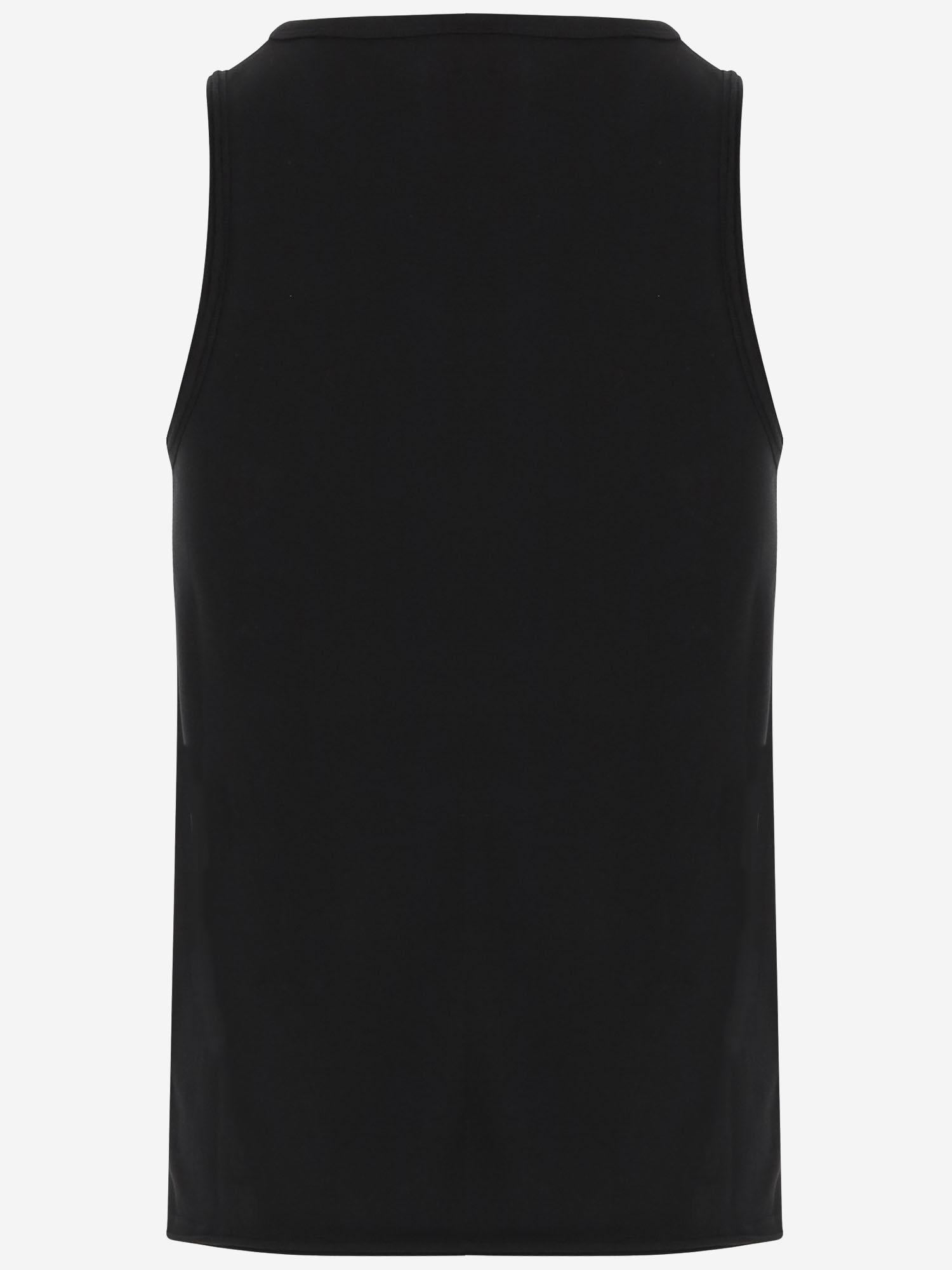 TANK TOP IN COTONE CON LOGO B0030579 FA706P791 44 LABEL GROUP 